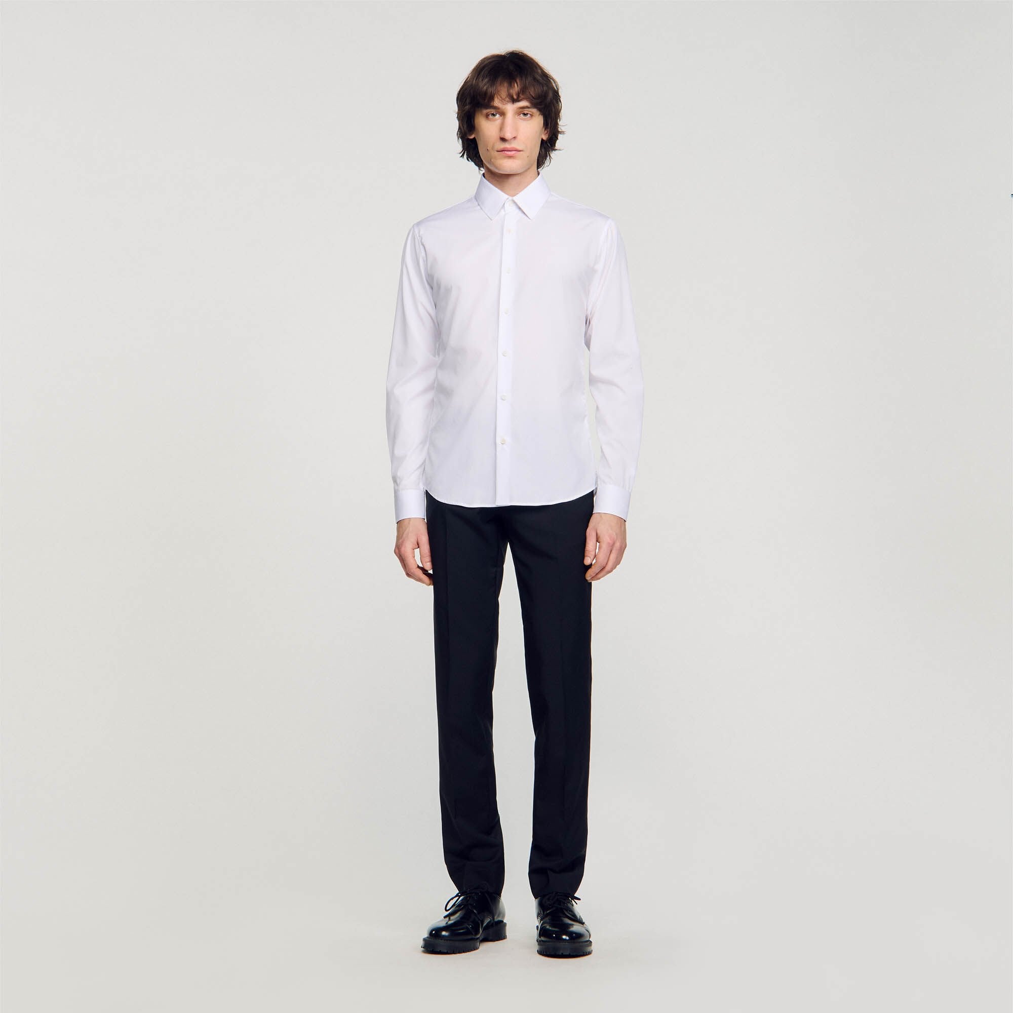 Sandro / Long-sleeved shirt White