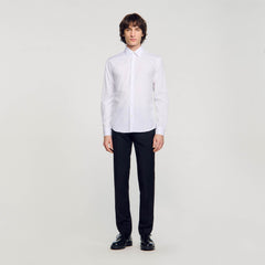 Sandro / Long-sleeved shirt White