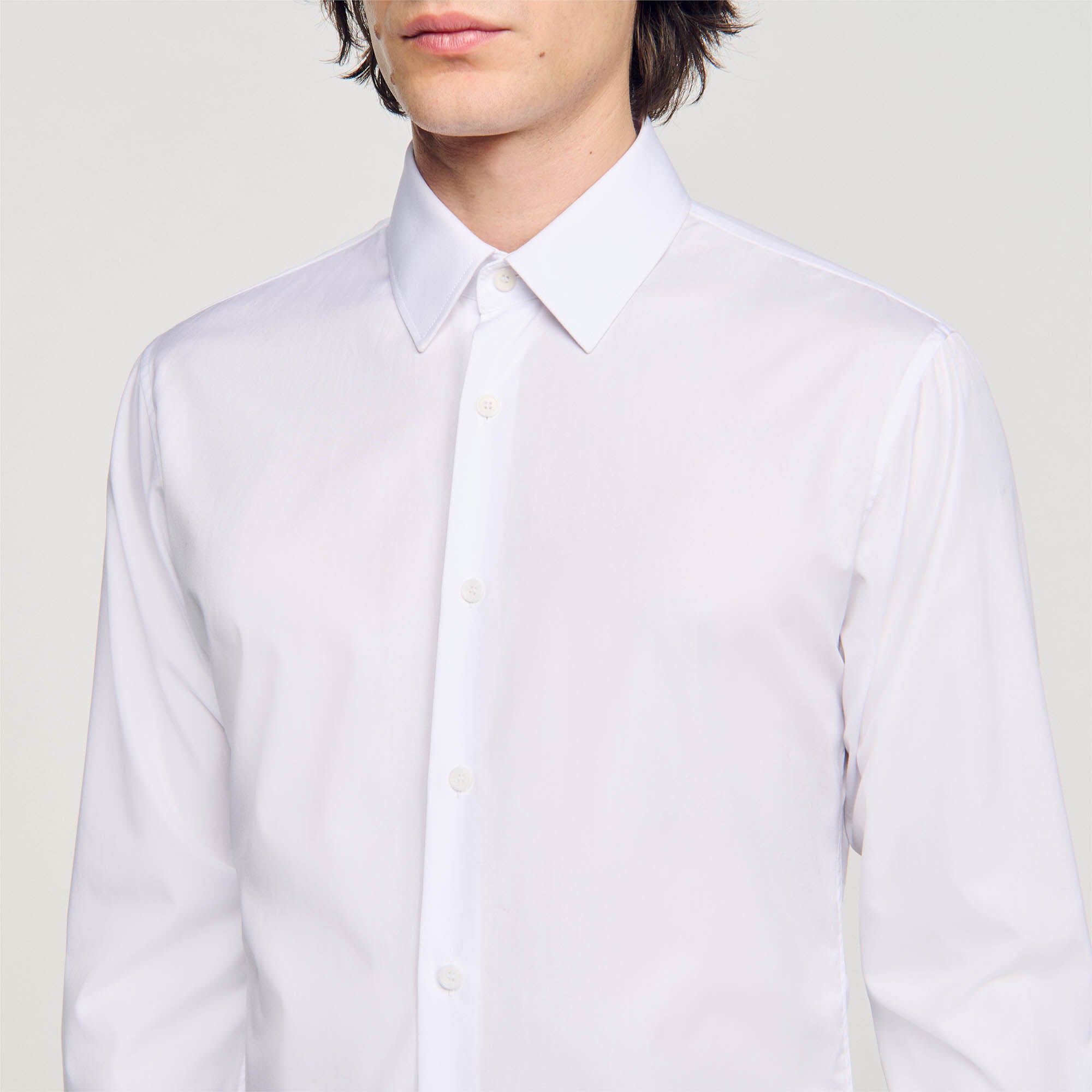 Sandro / Long-sleeved shirt White