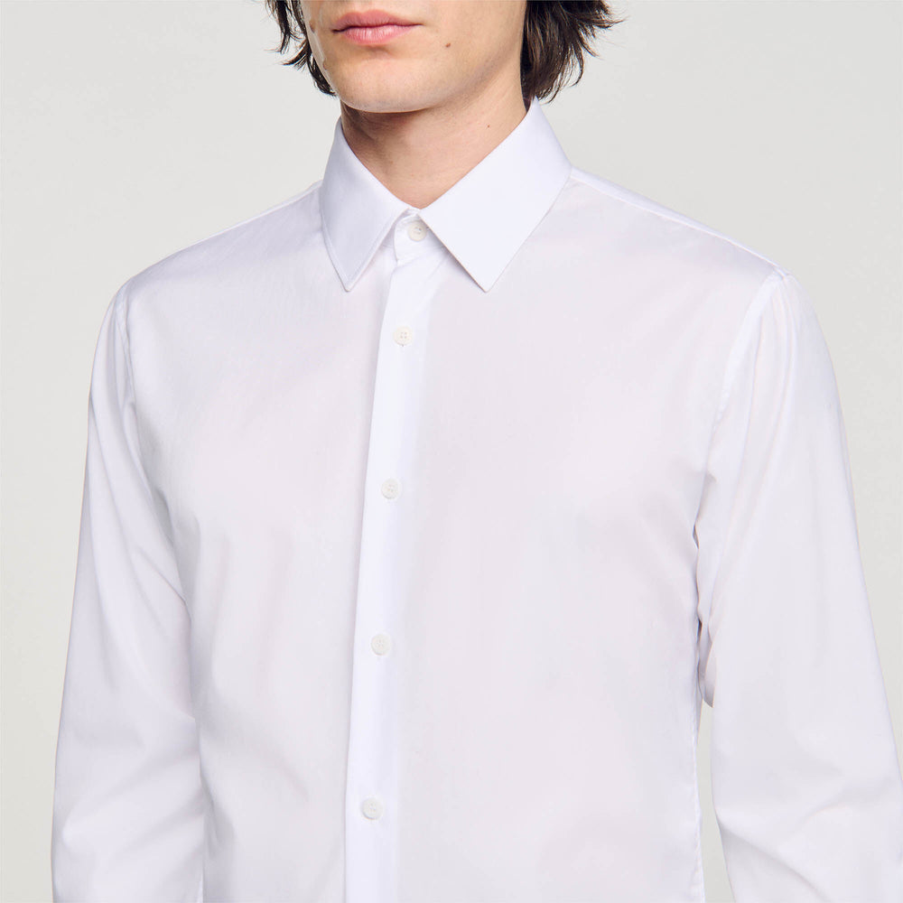 Sandro / Long-sleeved shirt White