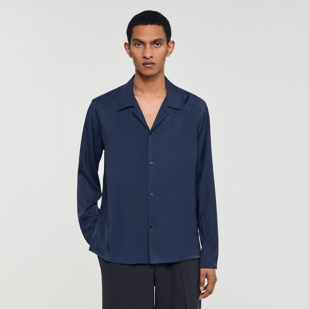 Sandro / Flowy shirt Navy Blue