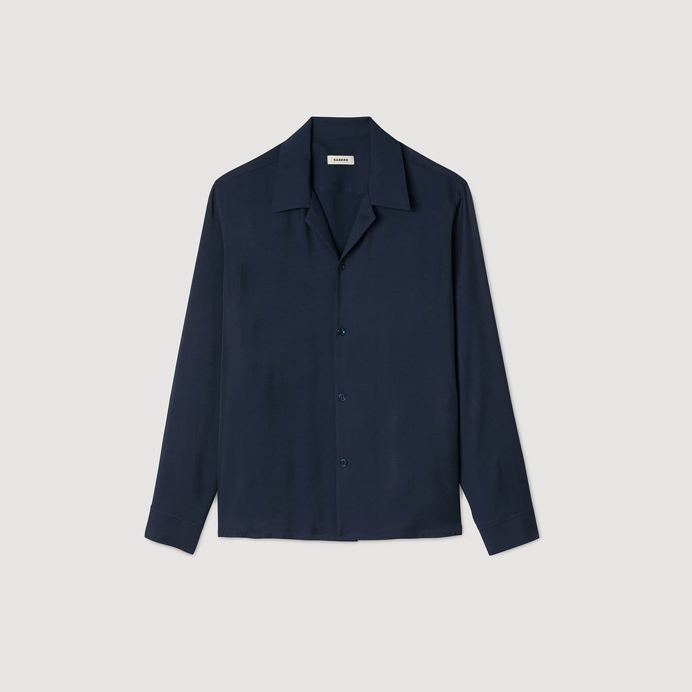 Sandro / Flowy shirt Navy Blue