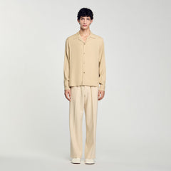 Sandro / Flowy shirt Sand.
