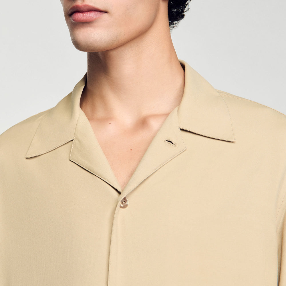 Sandro / Flowy shirt Sand.