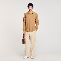 Sandro / Linen shirt Dark Sand