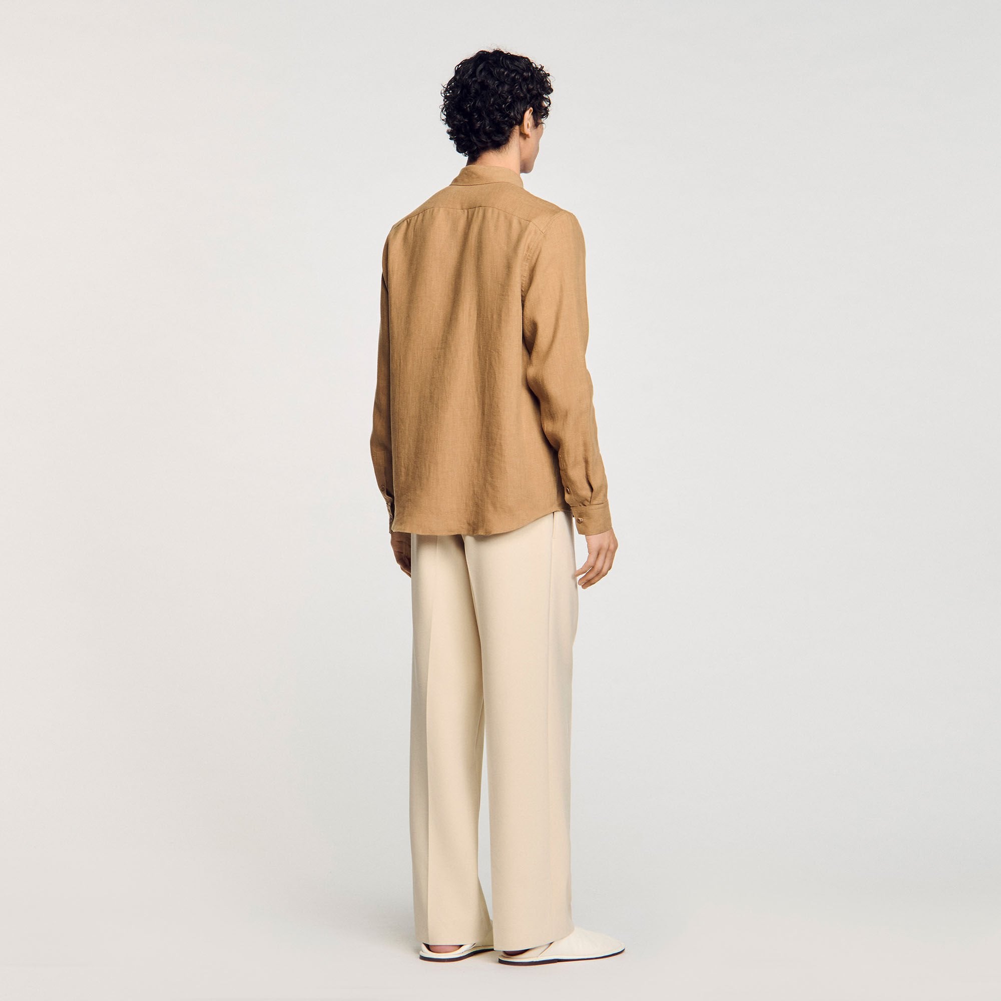 Sandro / Linen shirt Dark Sand