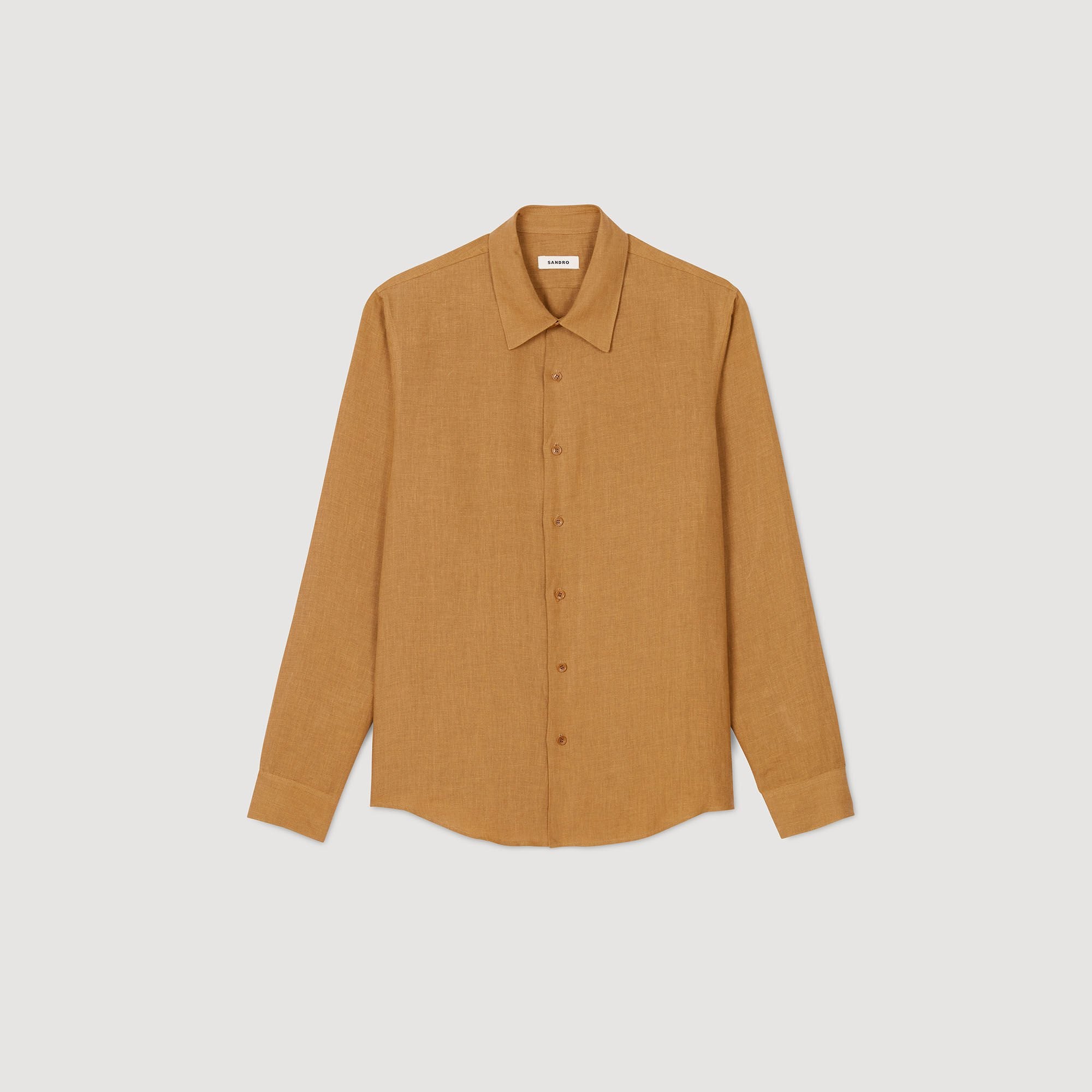 Sandro / Linen shirt Dark Sand