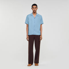 Sandro / Short-sleeved shirt Chambray
