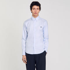 Sandro / Cross patch shirt Blue Sky
