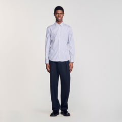 Sandro / Striped shirt Midnight Blue