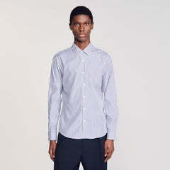 Sandro / Striped shirt Midnight Blue