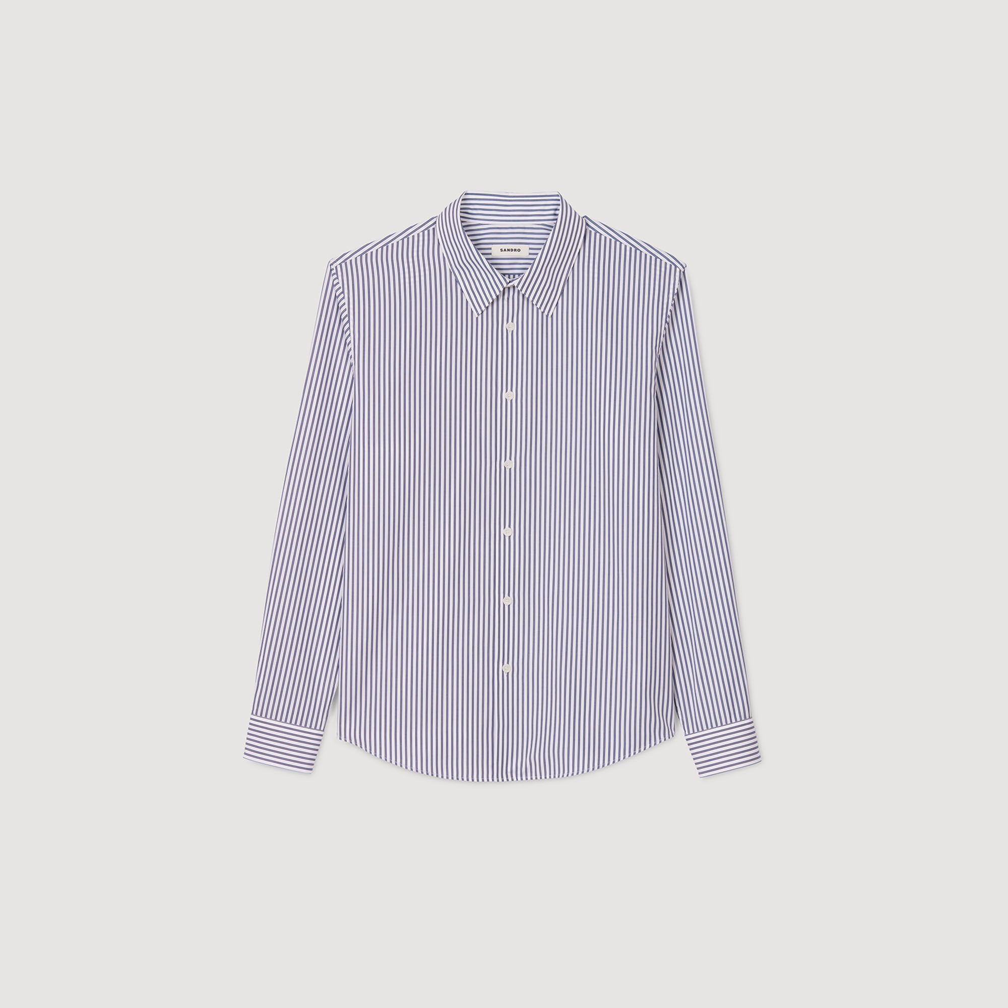 Sandro / Striped shirt Midnight Blue
