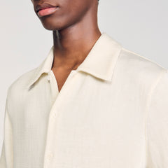 Sandro / Crinkled shirt Optic White