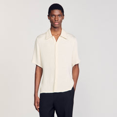 Sandro / Crinkled shirt Optic White