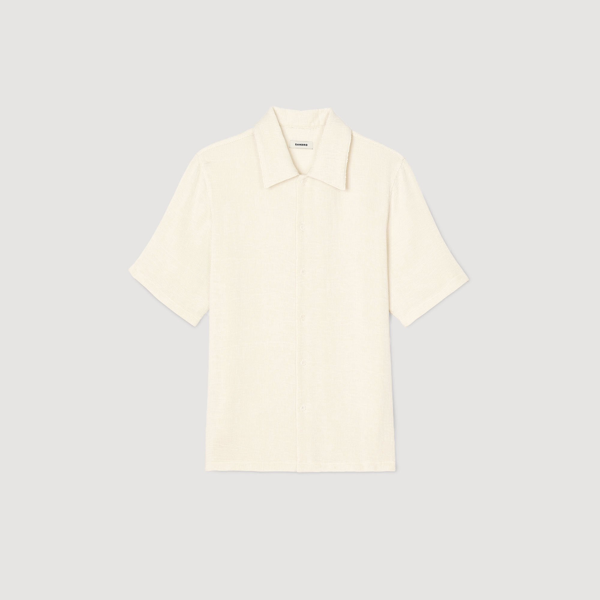 Sandro / Crinkled shirt Optic White