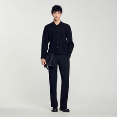 Sandro / Button-down cardigan Black
