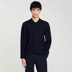 Sandro / Button-down cardigan Black
