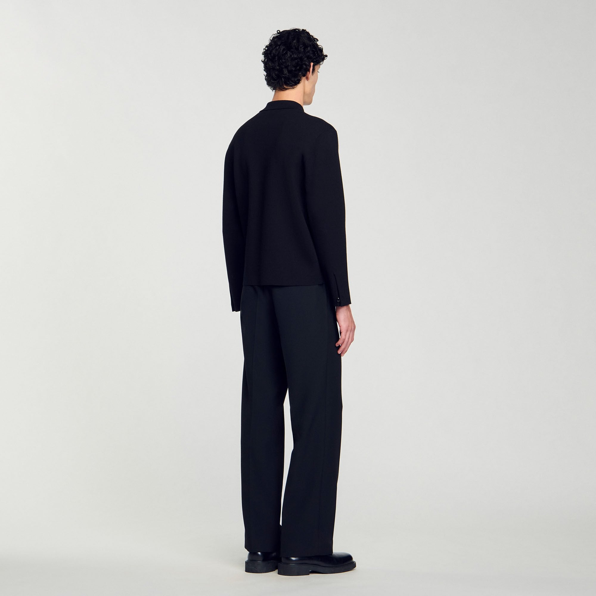 Sandro / Button-down cardigan Black