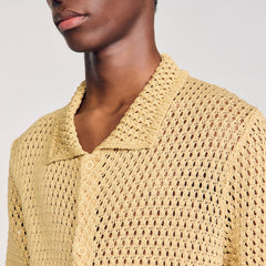 Sandro / Crochet shirt Nut
