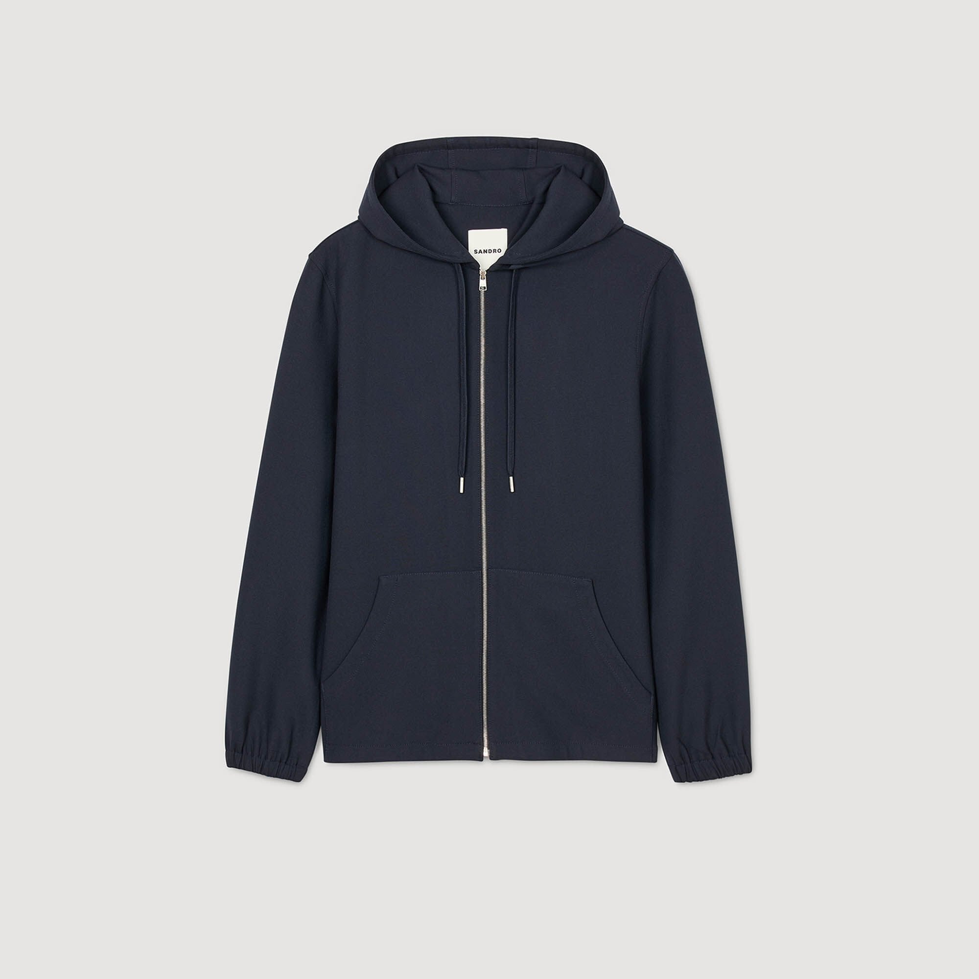 Sandro / Hooded shirt Navy Blue