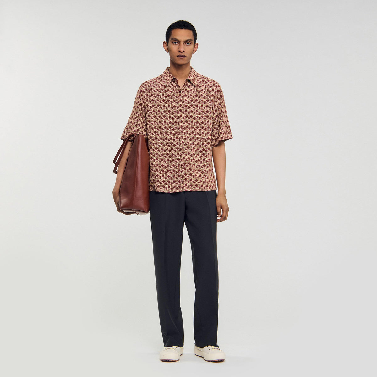 Sandro / Rope print shirt Terra