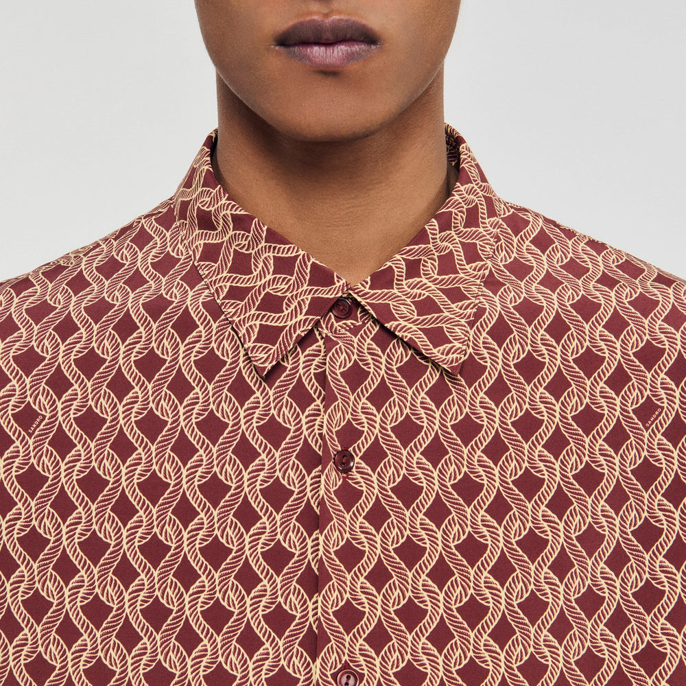 Sandro / Rope print shirt Terra