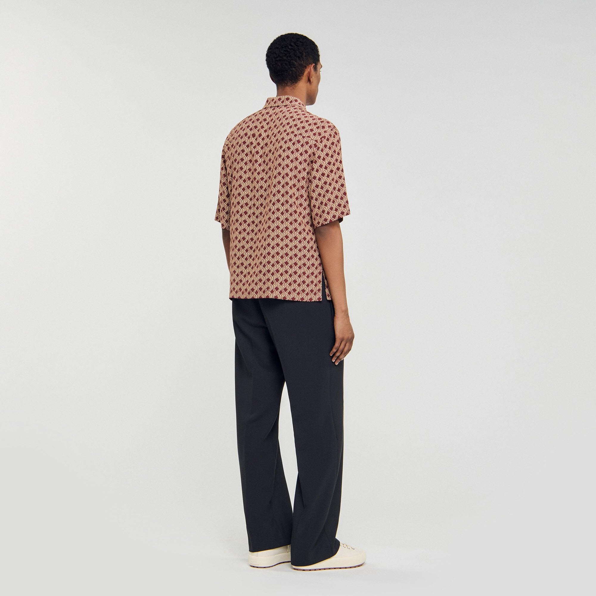 Sandro / Rope print shirt Terra