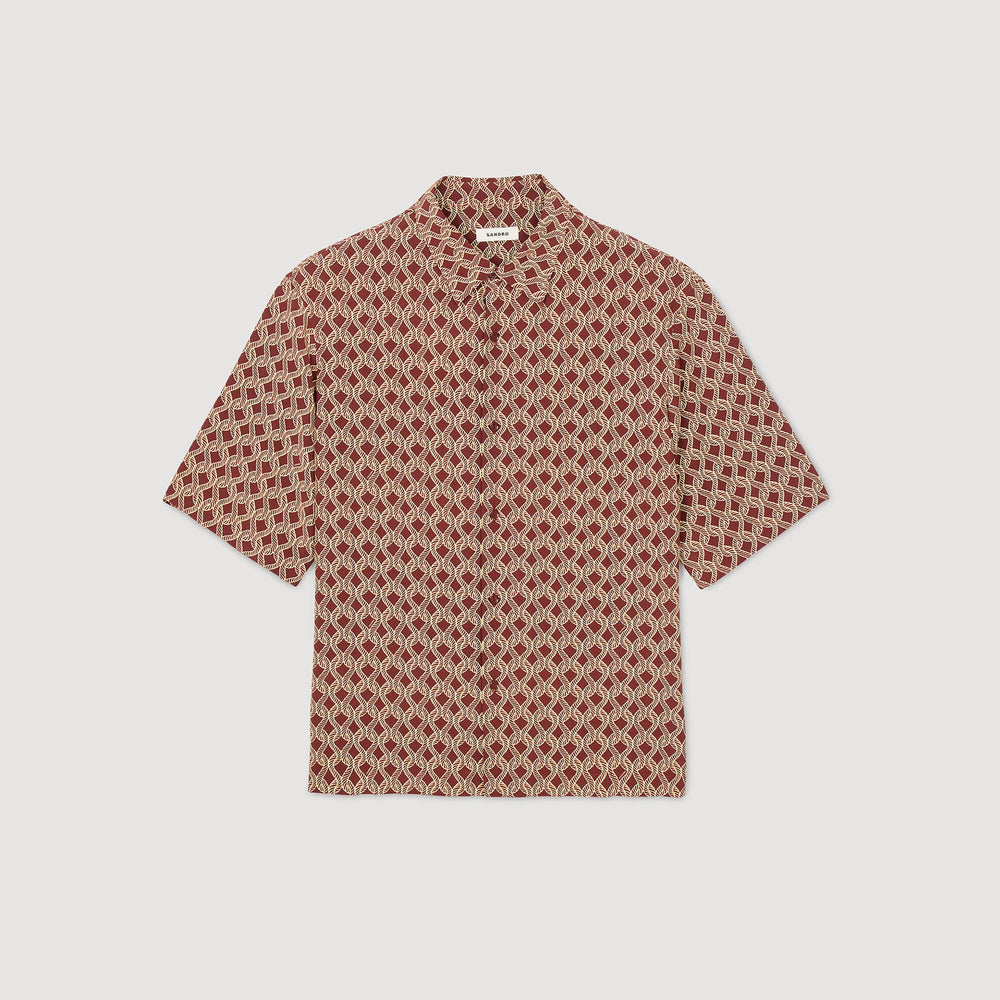 Sandro / Rope print shirt Terra