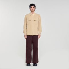Sandro / Flannel shirt Beige