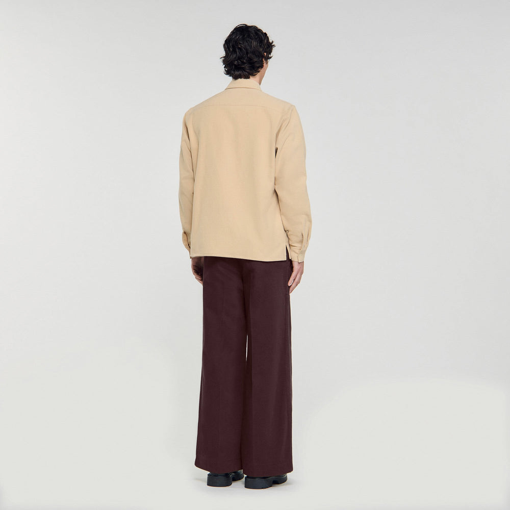 Sandro / Flannel shirt Beige