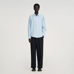 Sandro / Crinkled effect shirt Sky Blue
