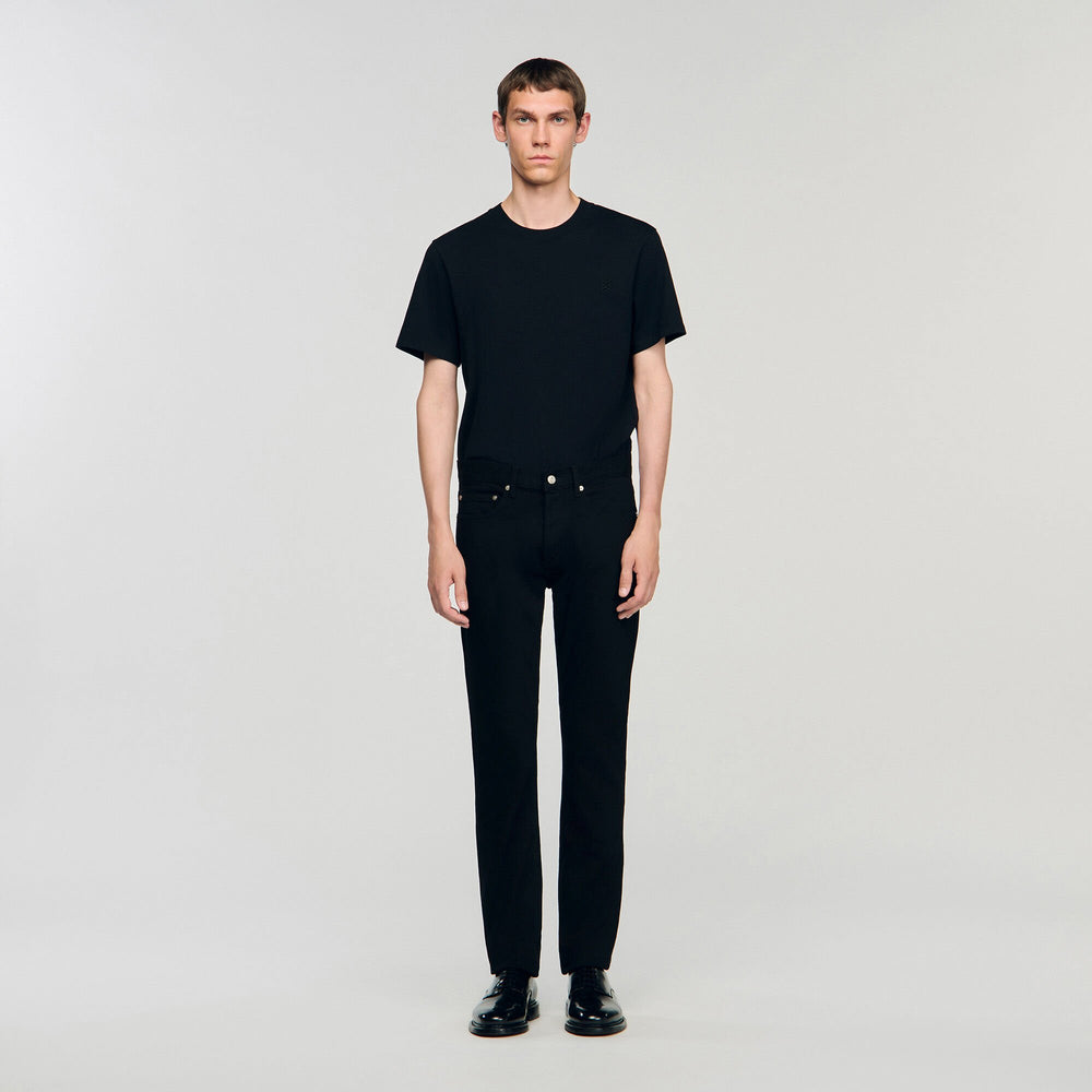 Sandro / Slim-fit jeans Black