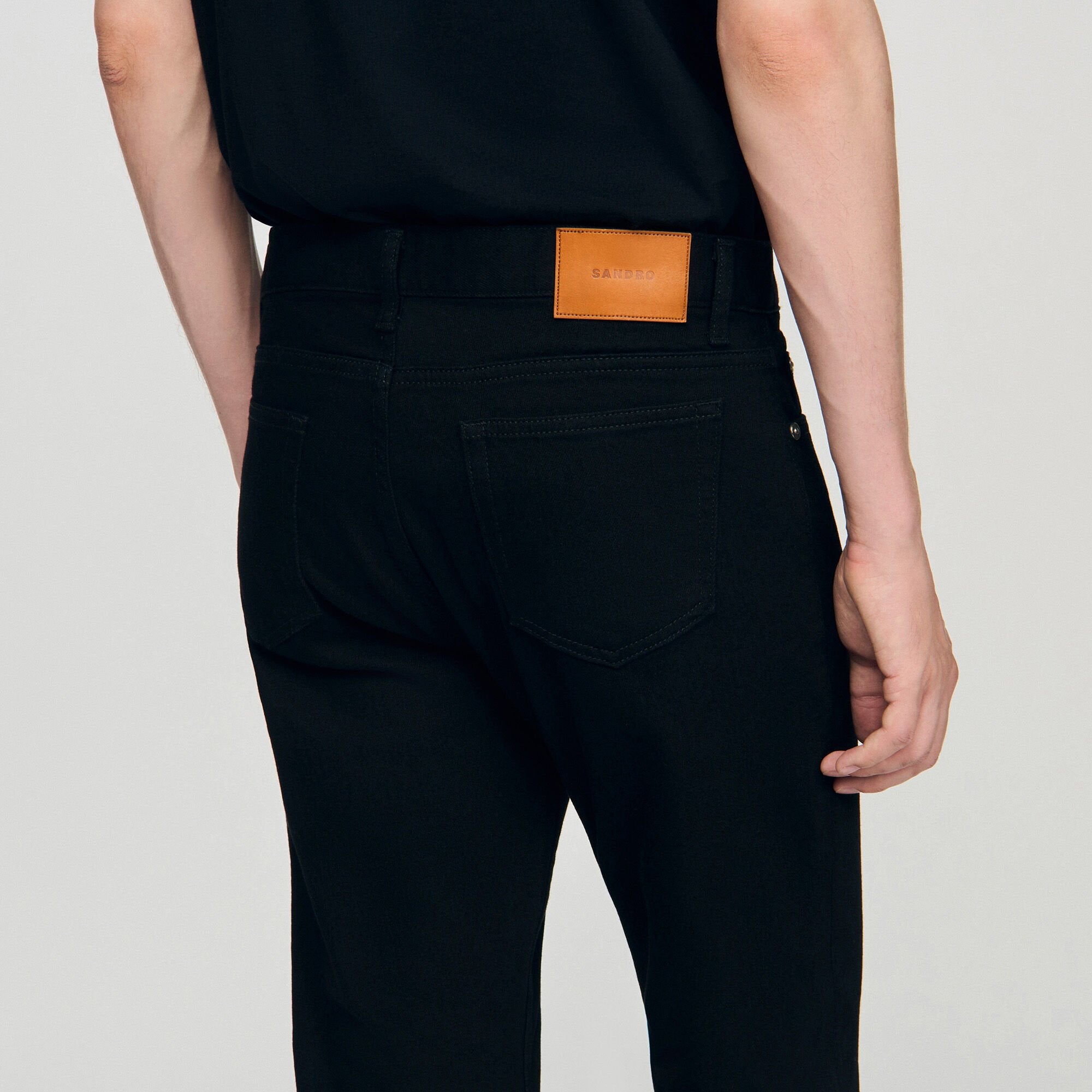 Sandro / Slim-fit jeans Black