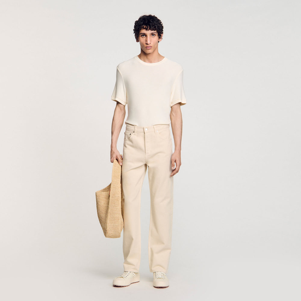 Sandro / Cotton jeans Ecru