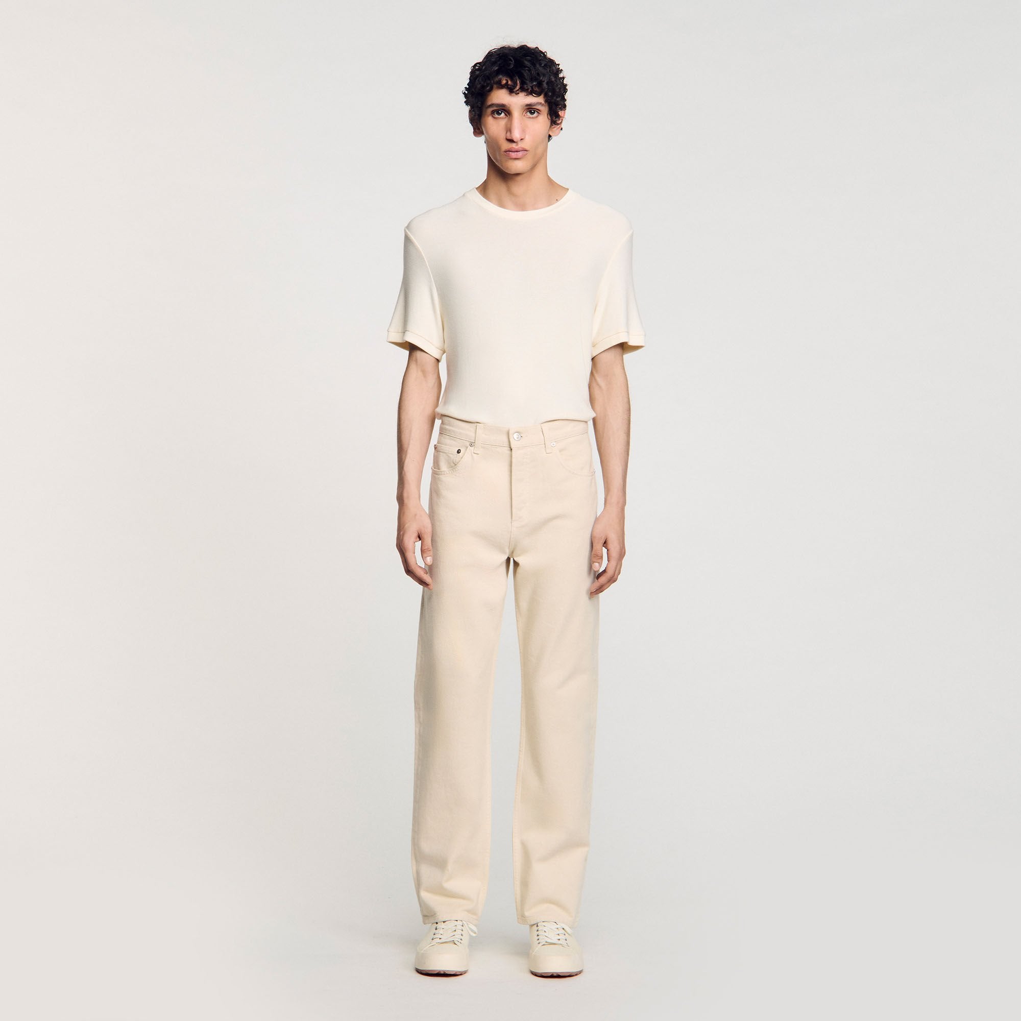 Sandro / Cotton jeans Ecru