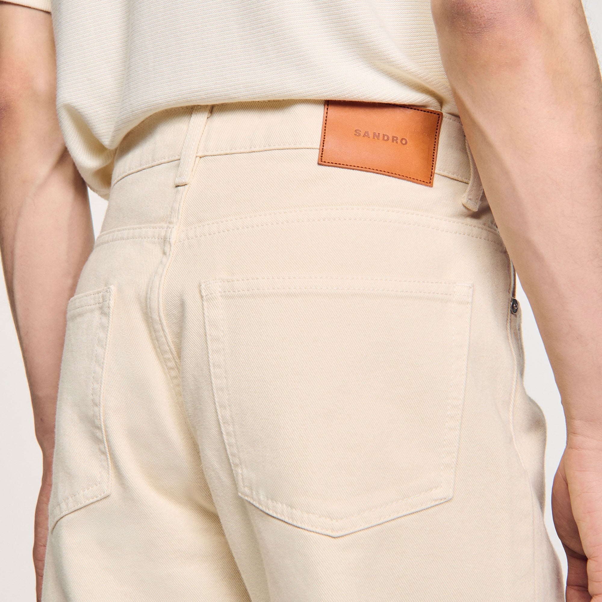 Sandro / Cotton jeans Ecru
