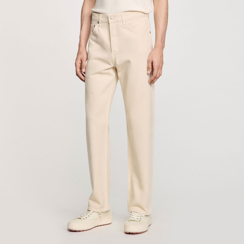 Sandro / Cotton jeans Ecru