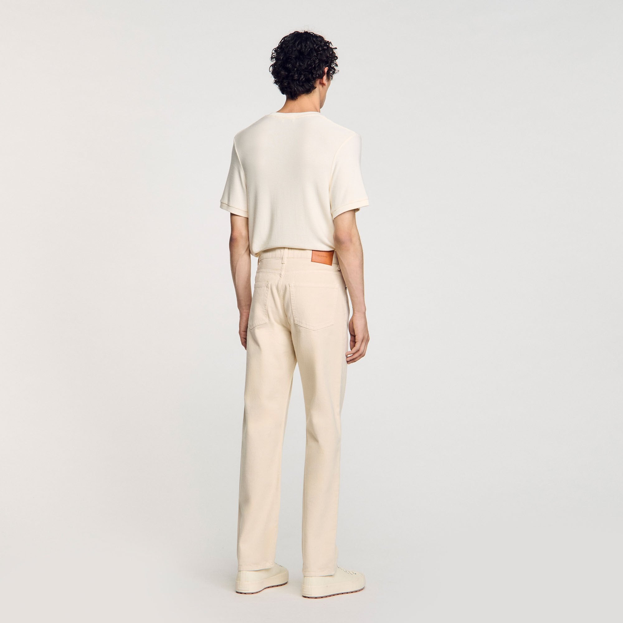 Sandro / Cotton jeans Ecru