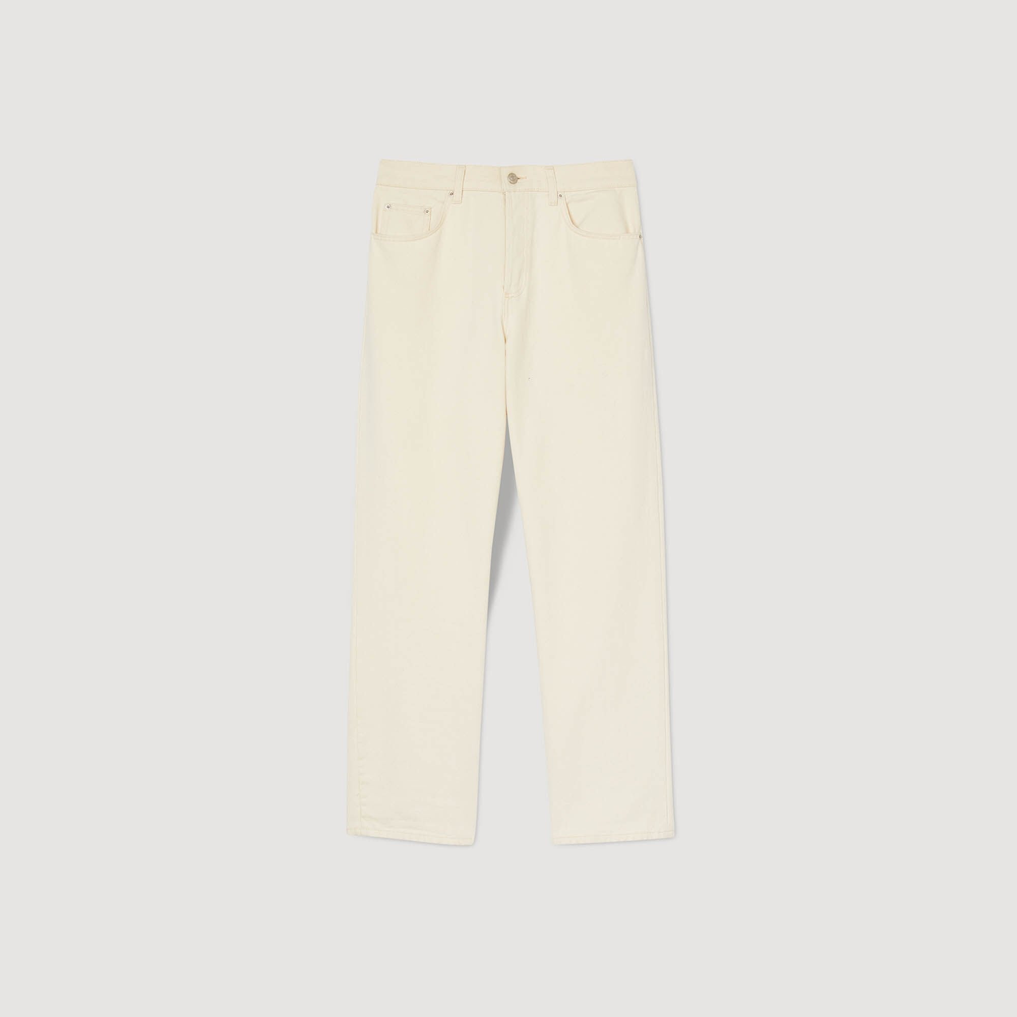 Sandro / Cotton jeans Ecru