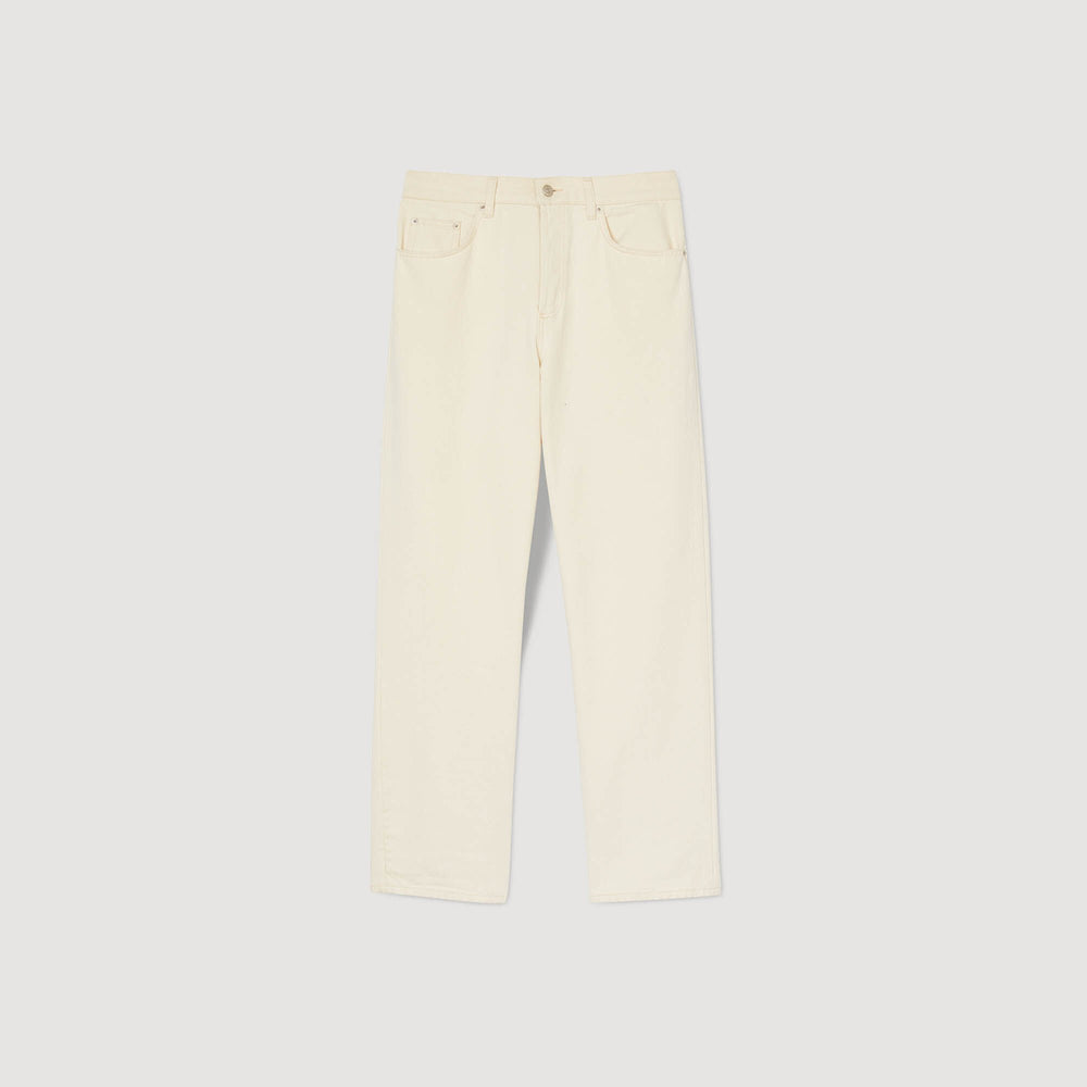 Sandro / Cotton jeans Ecru