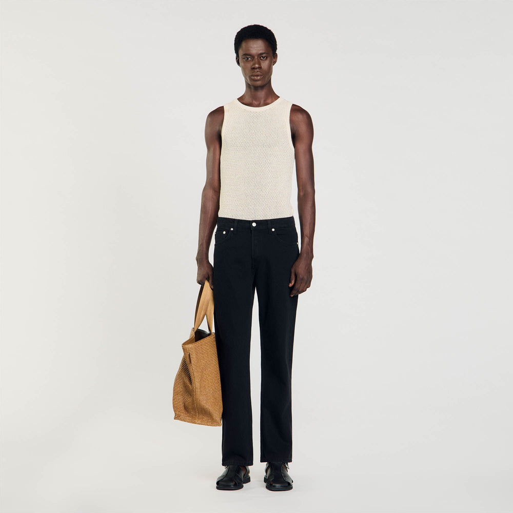 Sandro / Regular jeans Black