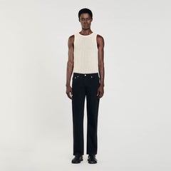 Sandro / Regular jeans Black