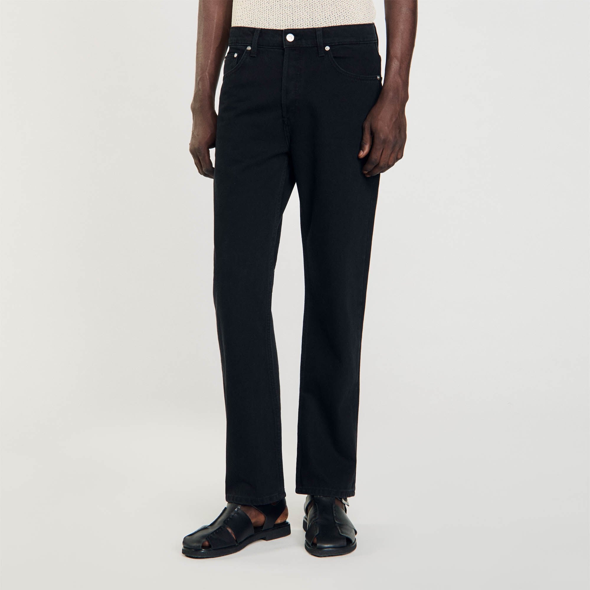 Sandro / Regular jeans Black