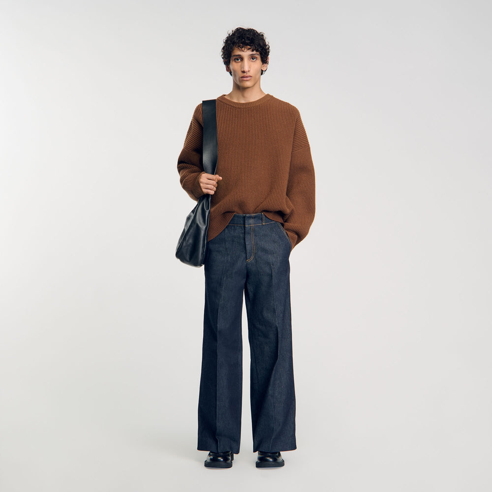 Sandro / Wide-leg jeans Raw-Denim