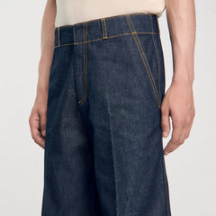 Sandro / Wide-leg jeans Raw-Denim