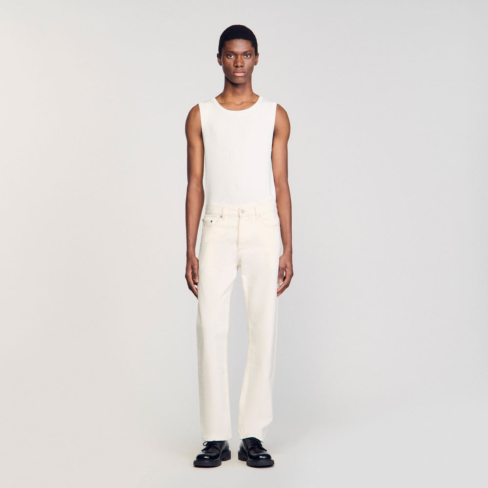 Sandro / Regular jeans Ivory.