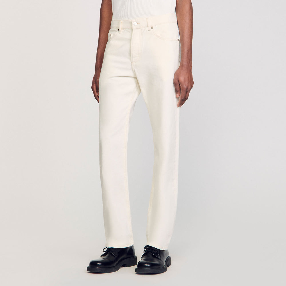 Sandro / Regular jeans Ivory.