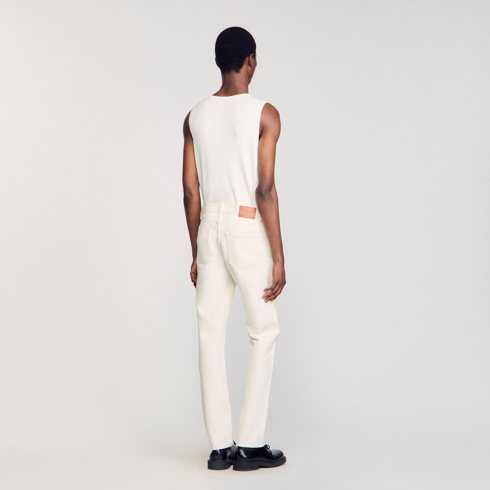 Sandro / Regular jeans Ivory.
