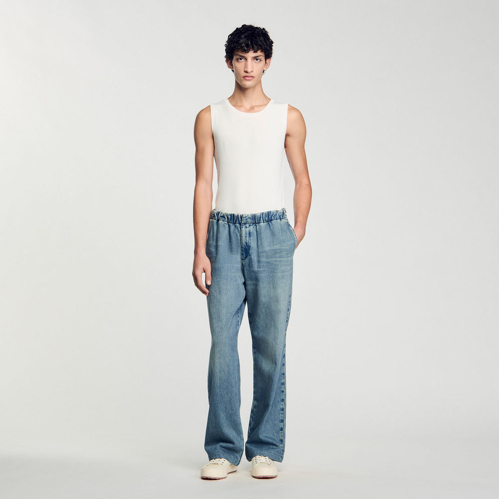 Sandro / Wide-leg jeans Blue Vintage - Denim
