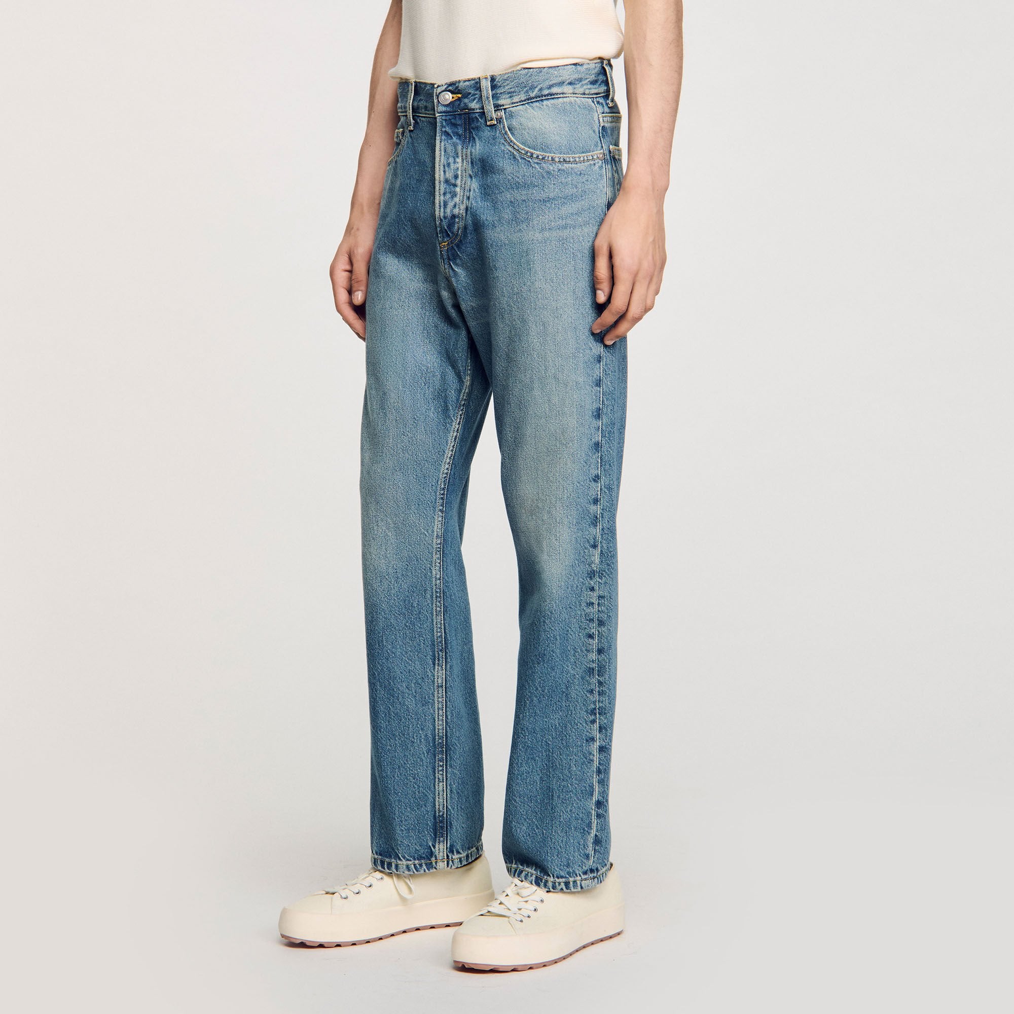 Sandro / Loose-fit jeans Blue Vintage - Denim